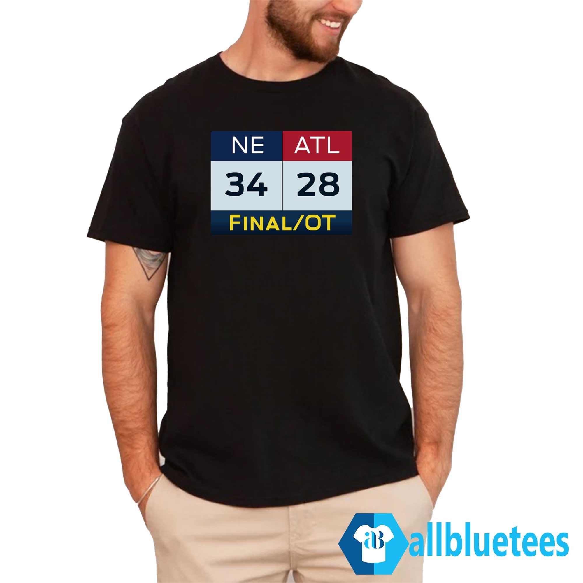NE 34 ATL 28 Final Shirt