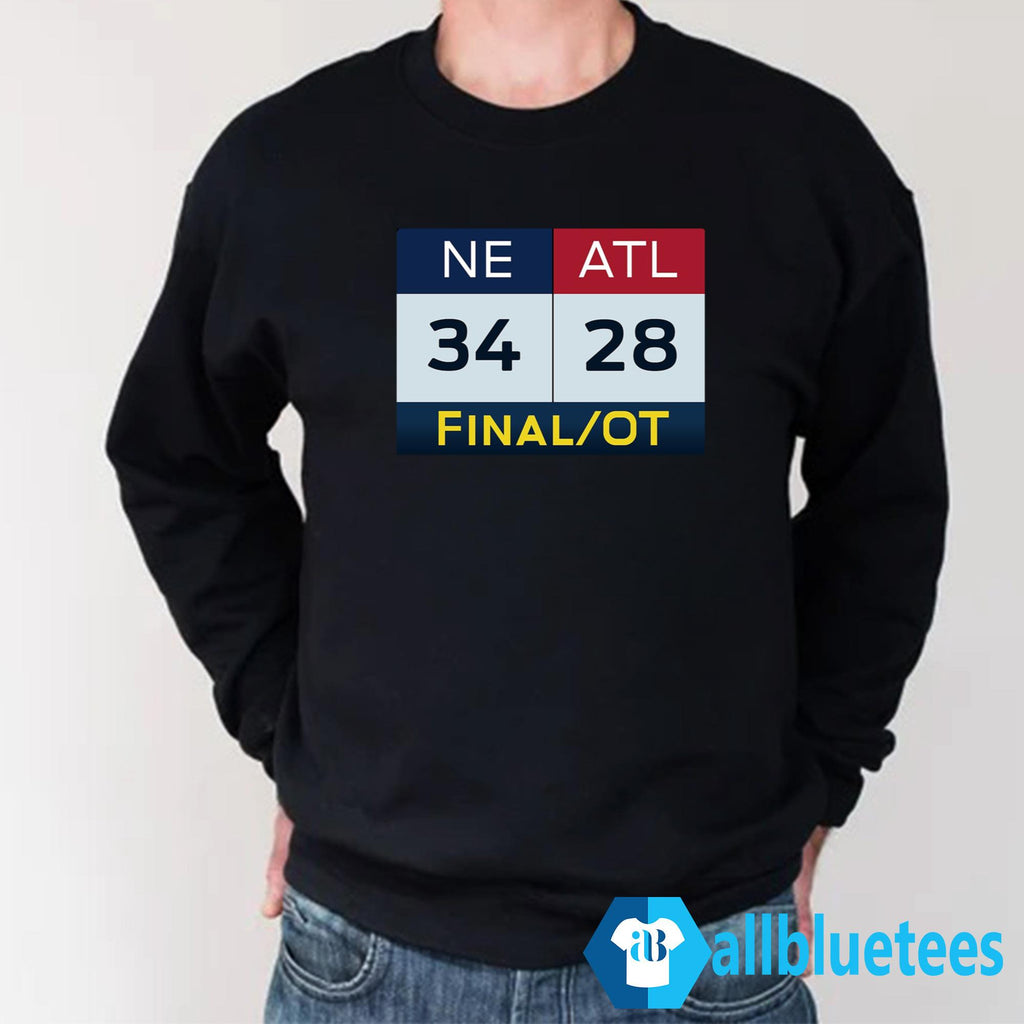 NE 34 ATL 28 Final Shirt