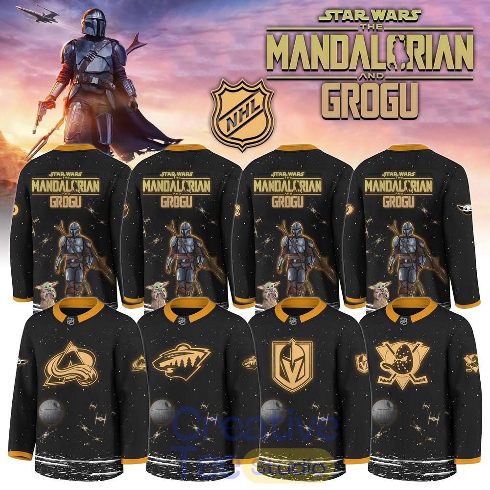NHL All Teams x Star Wars The Mandalorian & Grogu Limited Edition Jersey