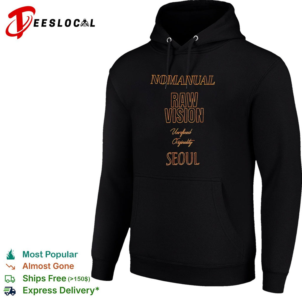 NOMANUAL raw vision unrefined originality Seoul shirt