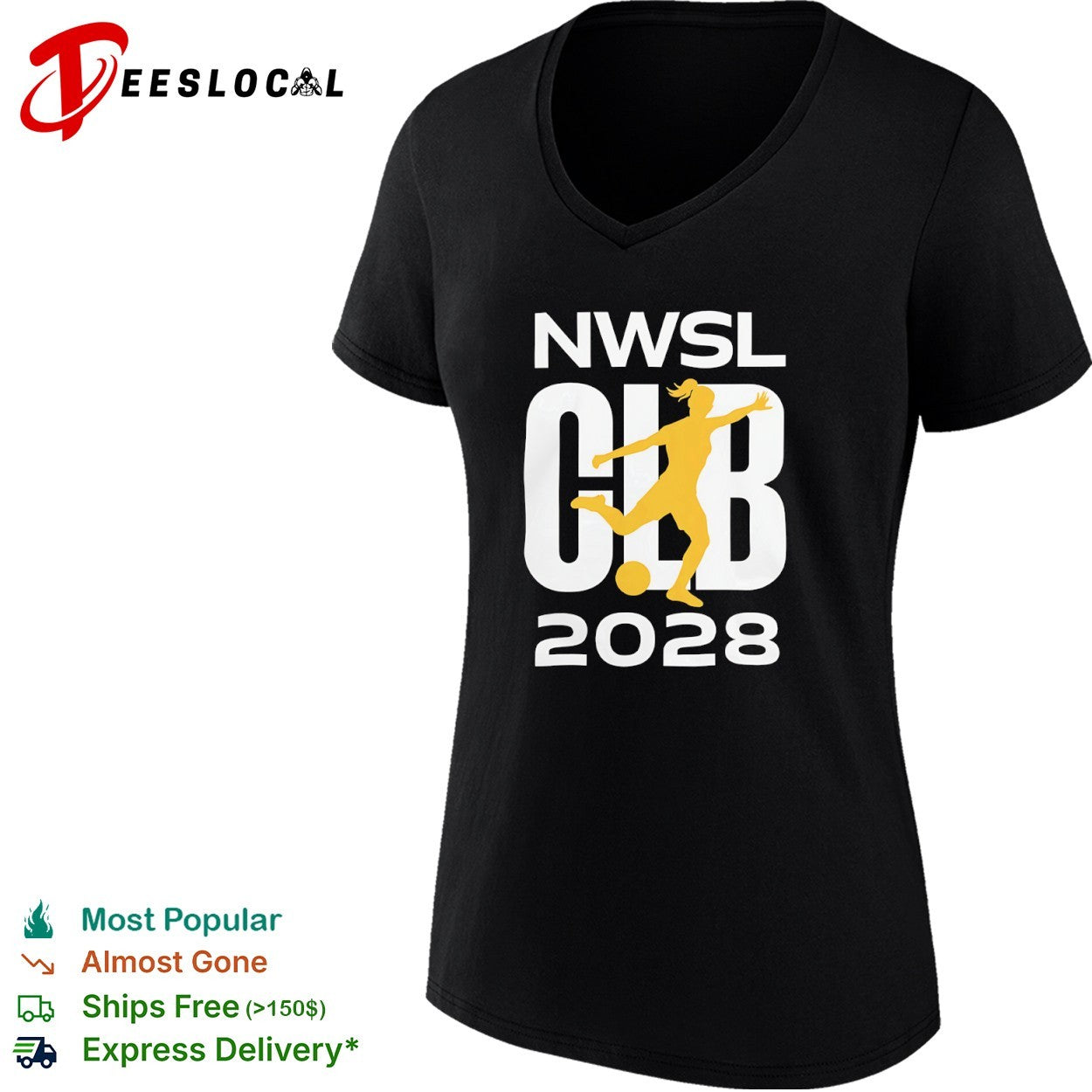 NWSL CLB 2028 soccer player National Women’s Soccer League shirt