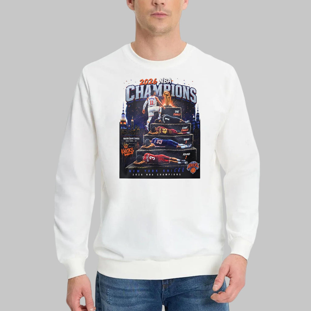 NY Knicks Champions Stairs 2026 Shirt