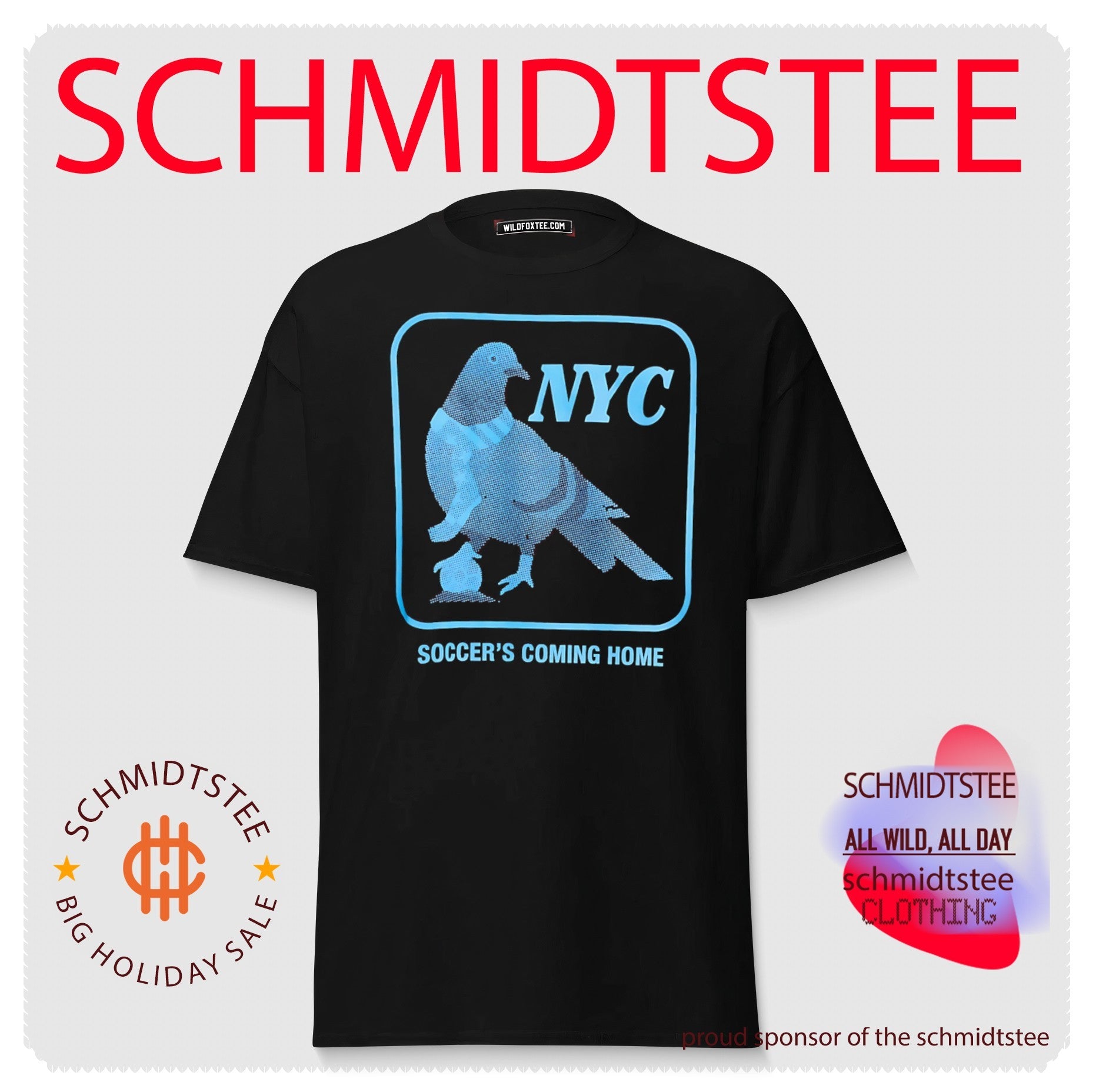 NYC Soccer’s Coming Home Pigeon Road Trip shirt