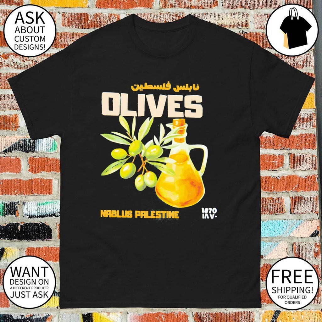 Nablus Olives Wear The Peace 1870 vintage shirt
