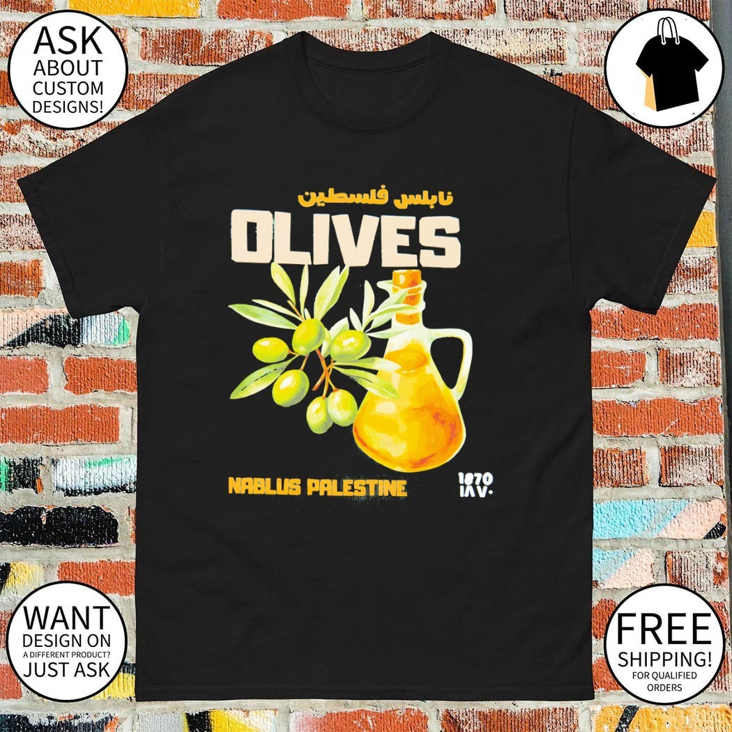 Nablus Olives Wear The Peace 1870 vintage shirt