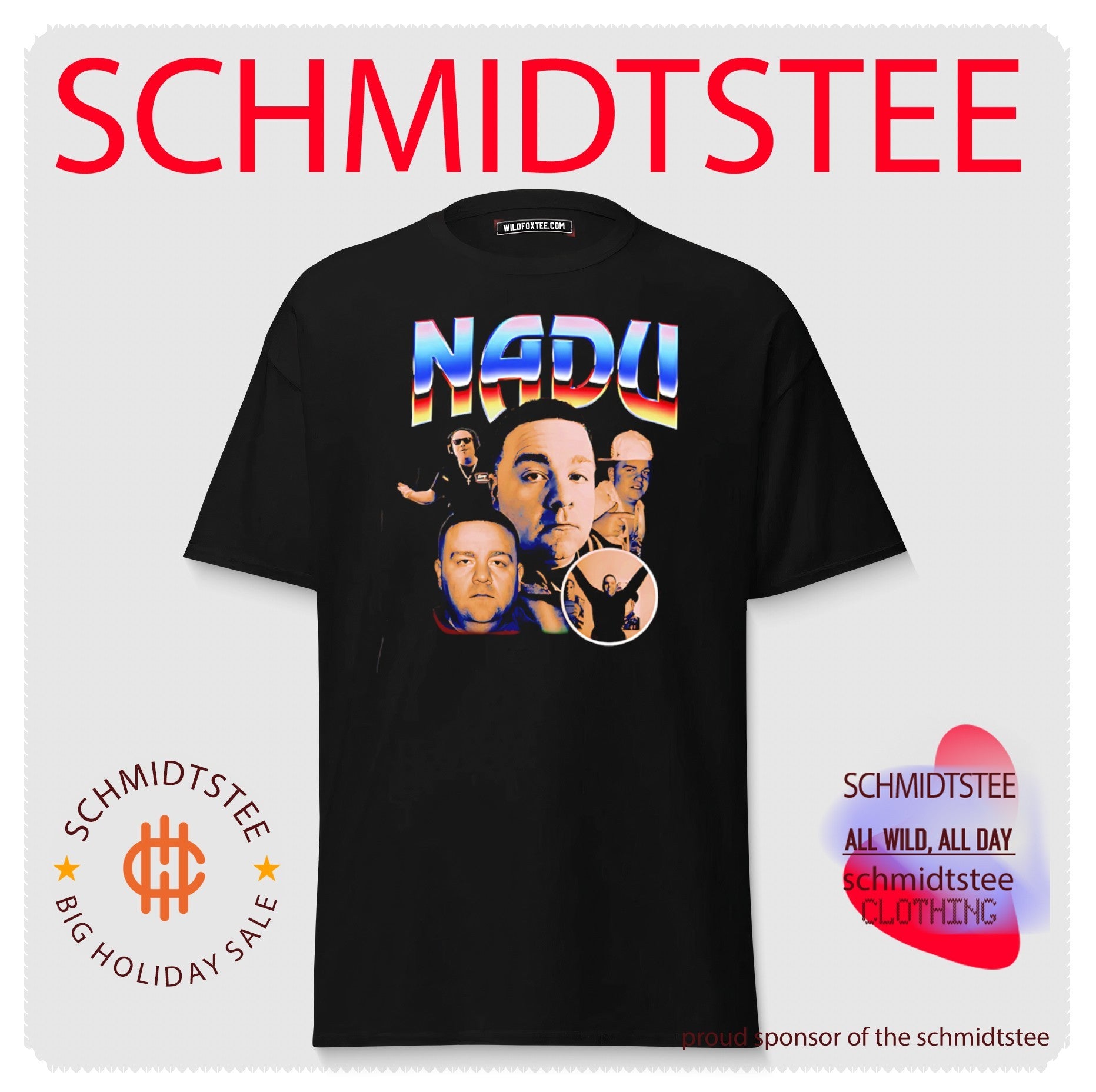Nadu Faces Collage Portrait shirt