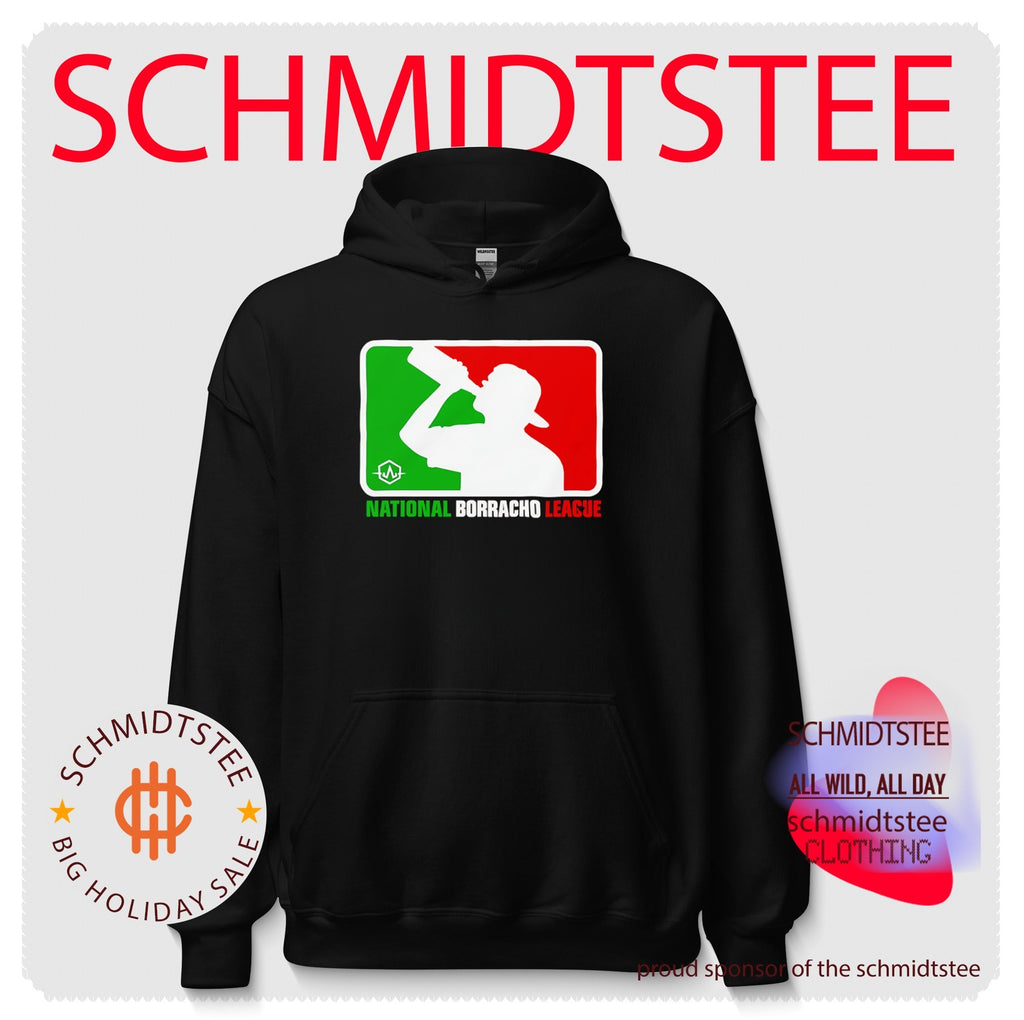 National Borracho League Mexican Drinking MLB 2026 logo shirt