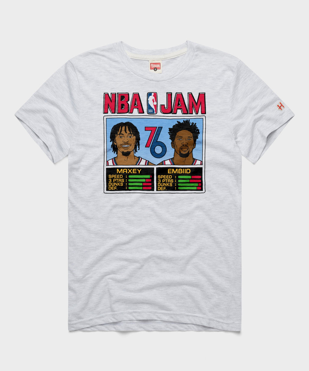 NBA Jam 76ers City Maxey And Embiid