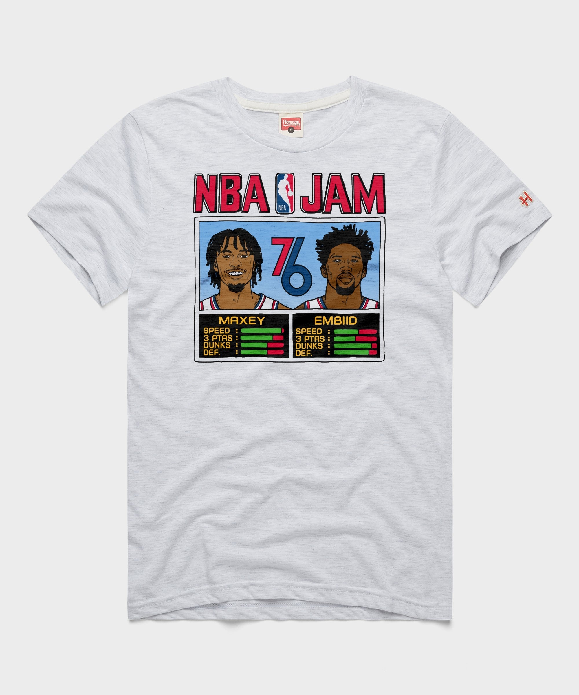 NBA Jam 76ers City Maxey And Embiid