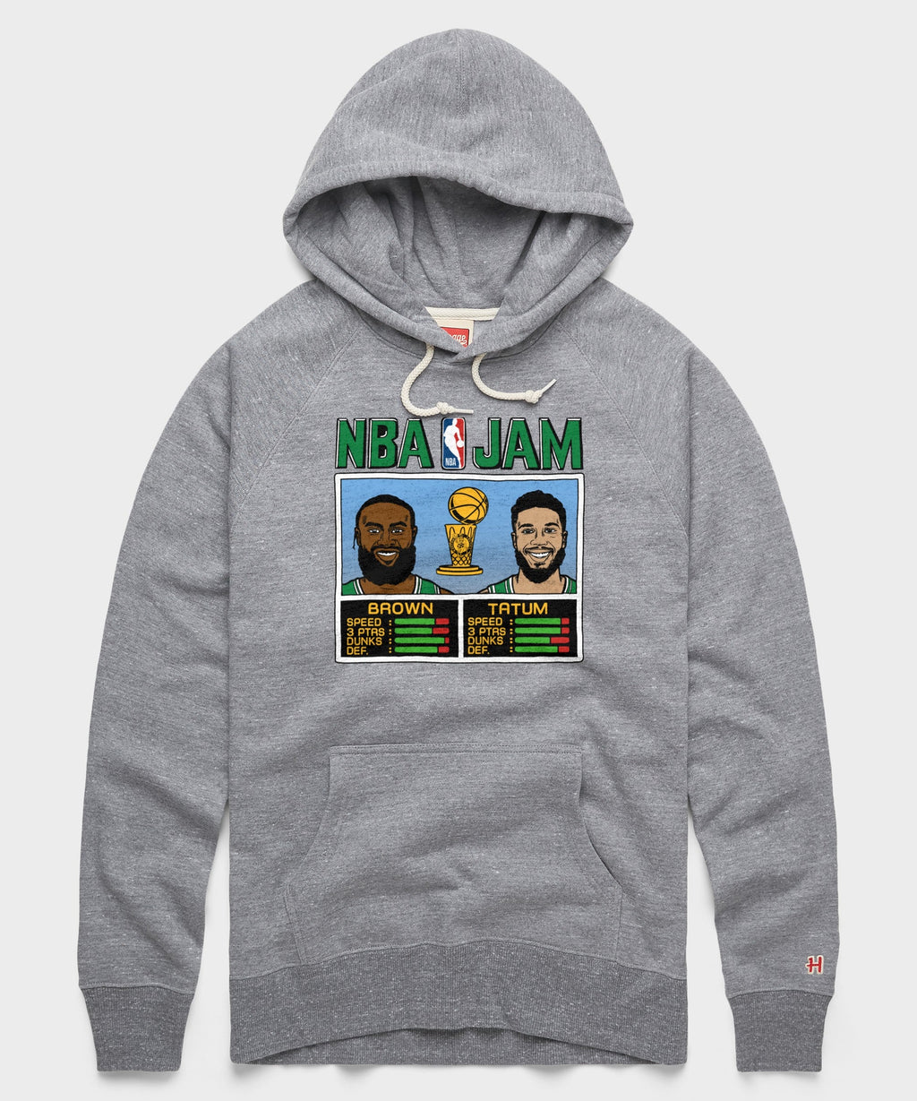NBA Jam Celtics 2024 Champs Brown And Tatum Hoodie