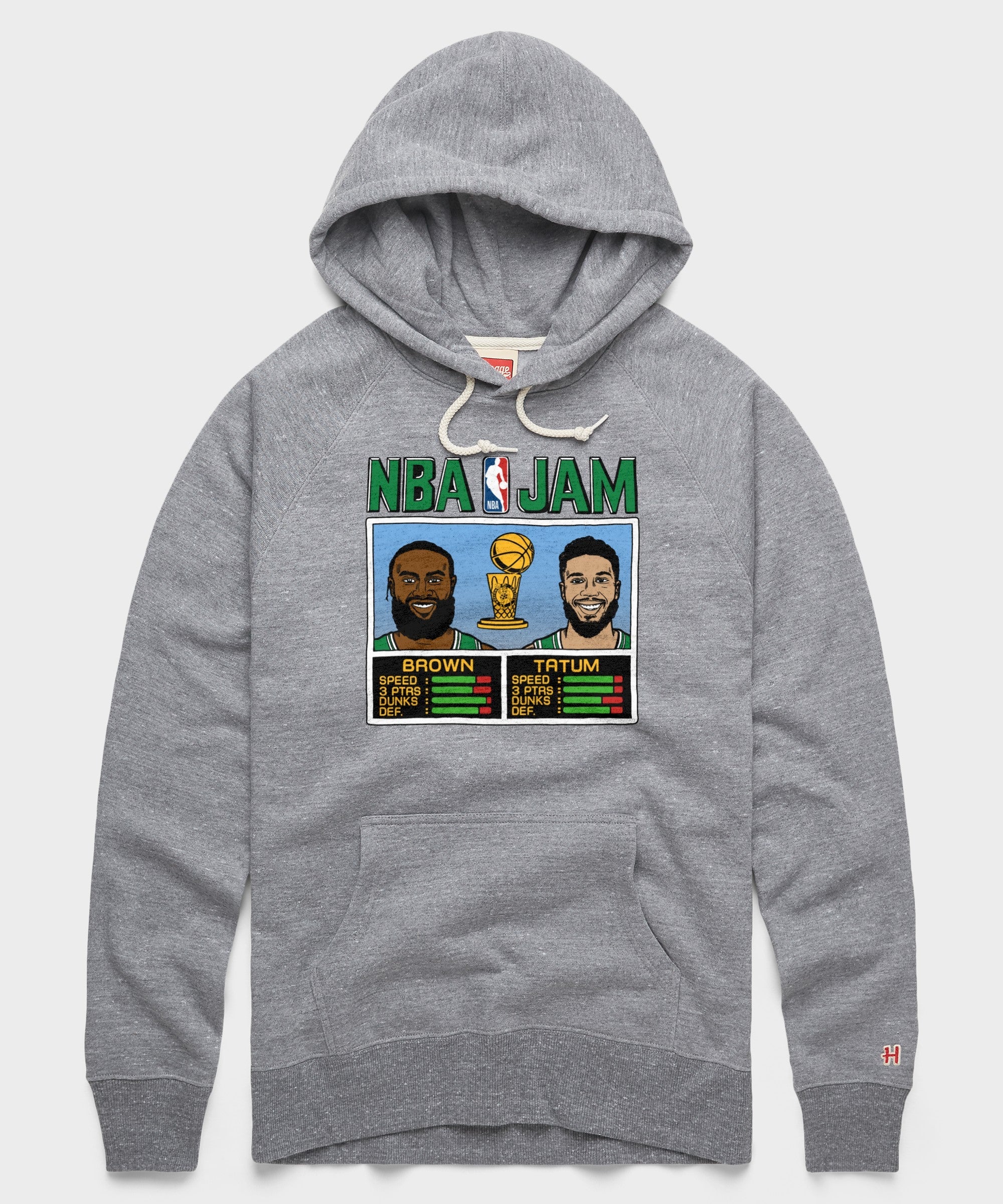 NBA Jam Celtics 2024 Champs Brown And Tatum Hoodie