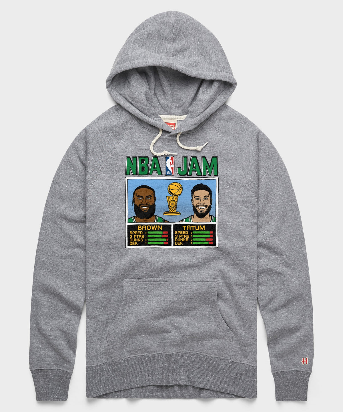 NBA Jam Celtics 2024 Champs Brown And Tatum Hoodie