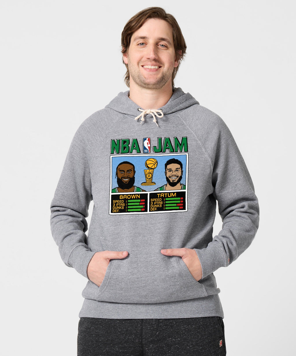 NBA Jam Celtics 2024 Champs Brown And Tatum Hoodie