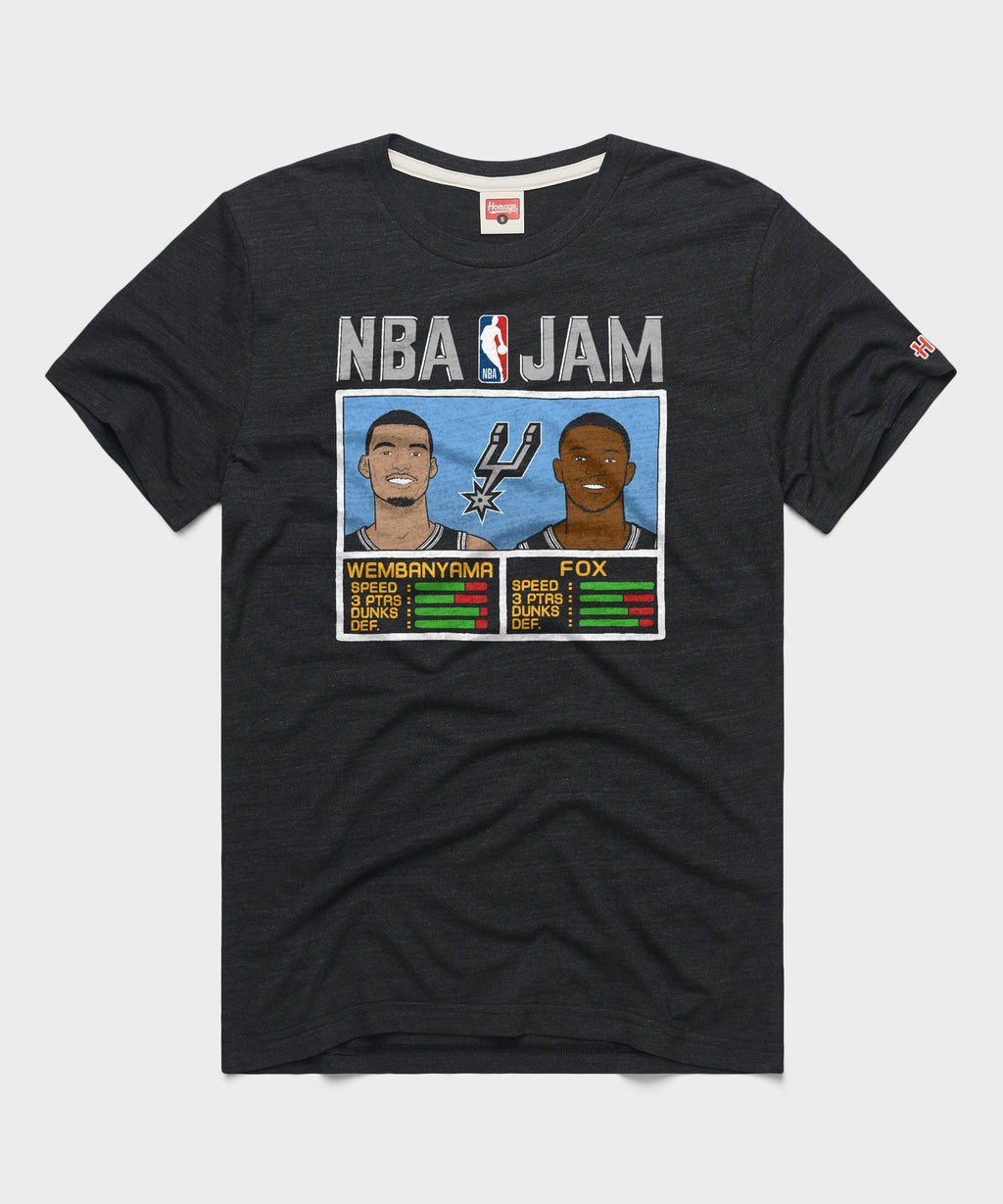 NBA Jam Spurs Wembanyama And Fox