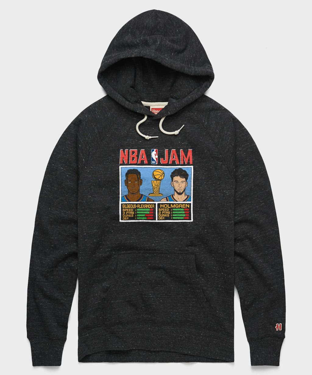NBA Jam Thunder 2025 Champs Gilgeous-Alexander And Holmgren Hoodie