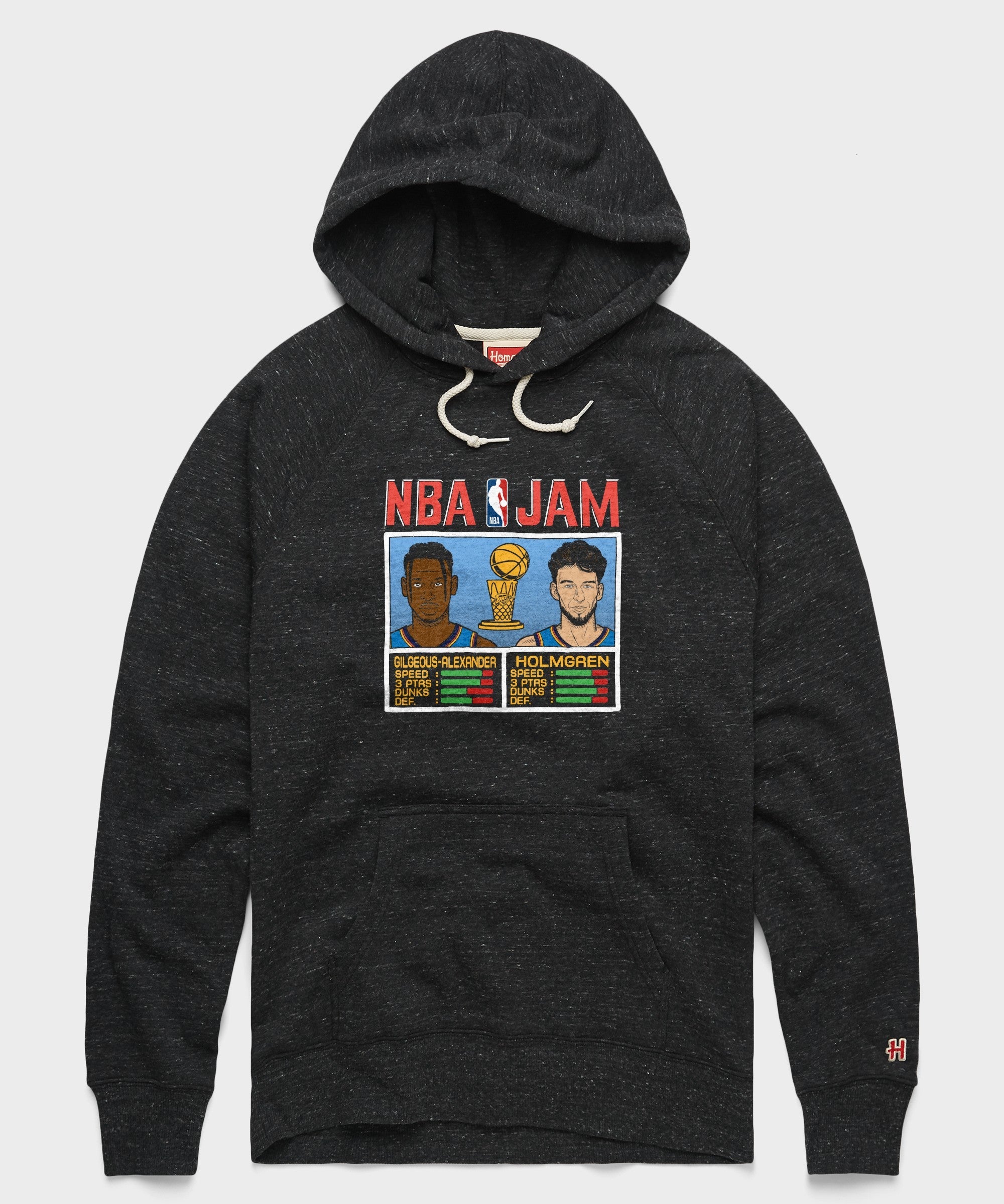 NBA Jam Thunder 2025 Champs Gilgeous-Alexander And Holmgren Hoodie