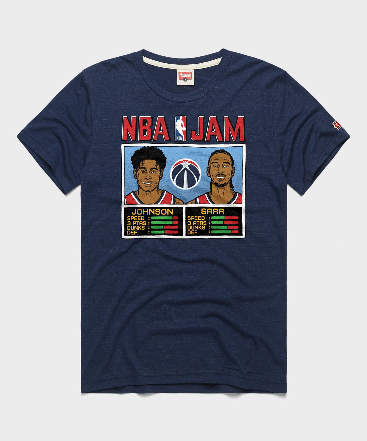 NBA Jam Wizards Johnson And Sarr