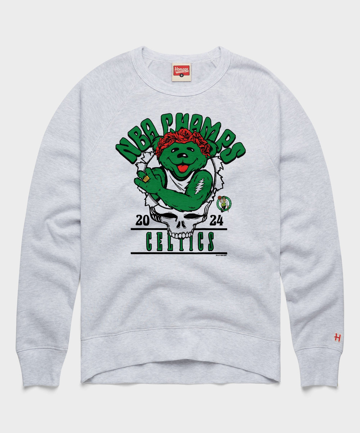 NBA x Grateful Dead 2024 Champs Celtics Crewneck
