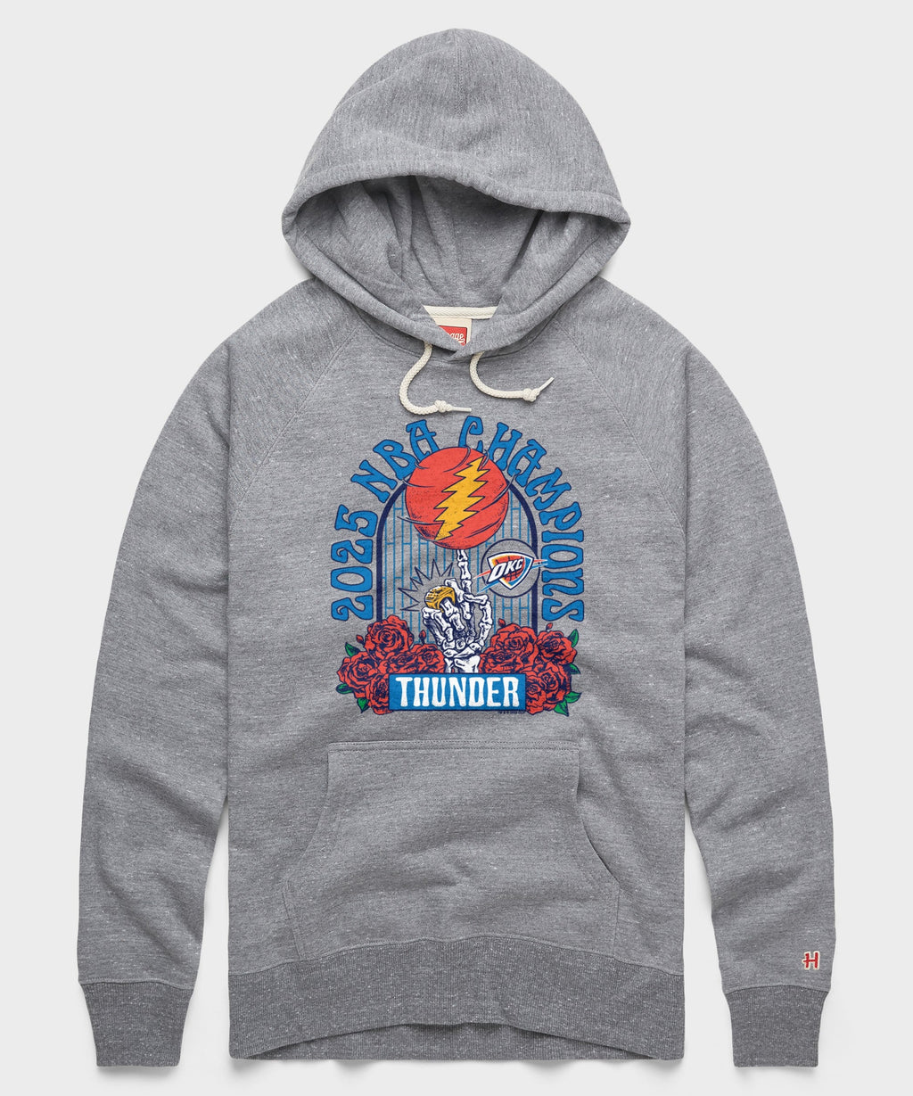 NBA x Grateful Dead 2025 Champs Thunder Hoodie