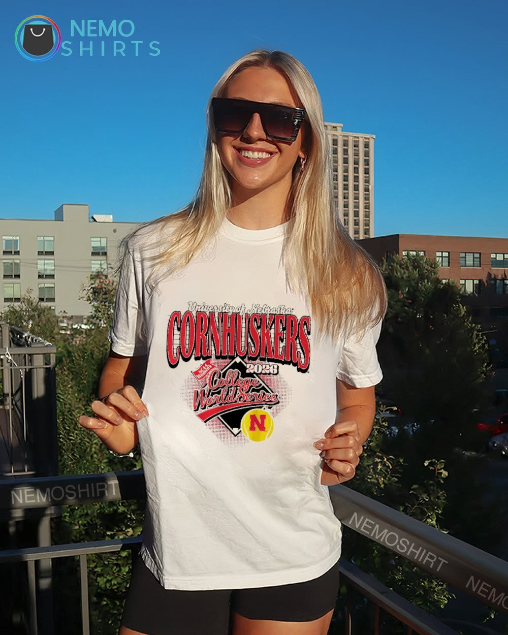 Nebraska Cornhuskers softball 2026 Women’s College World Series shirt