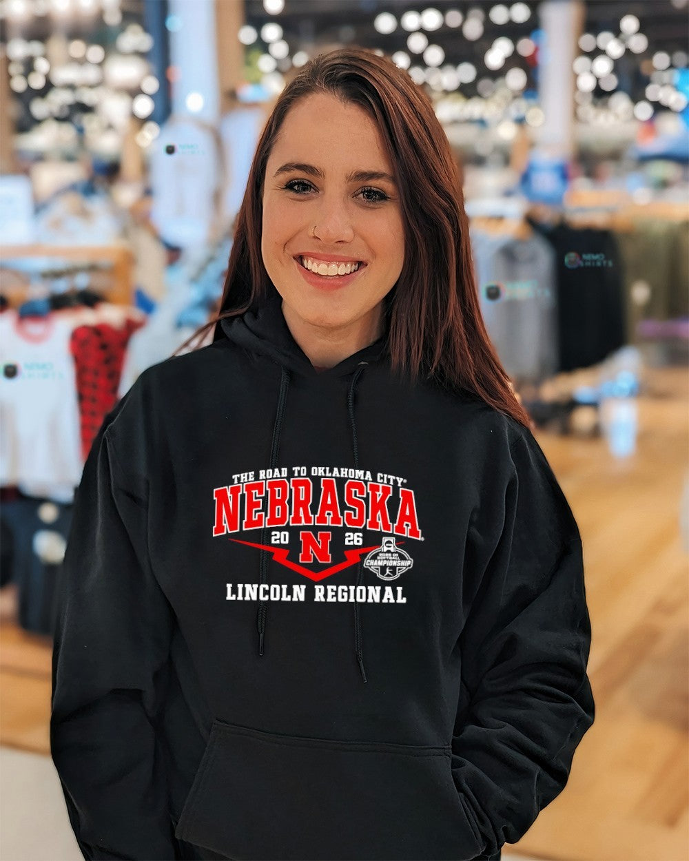 Nebraska Huskers softball 2026 the road to Oklahoma city Lincoln regionals shirt
