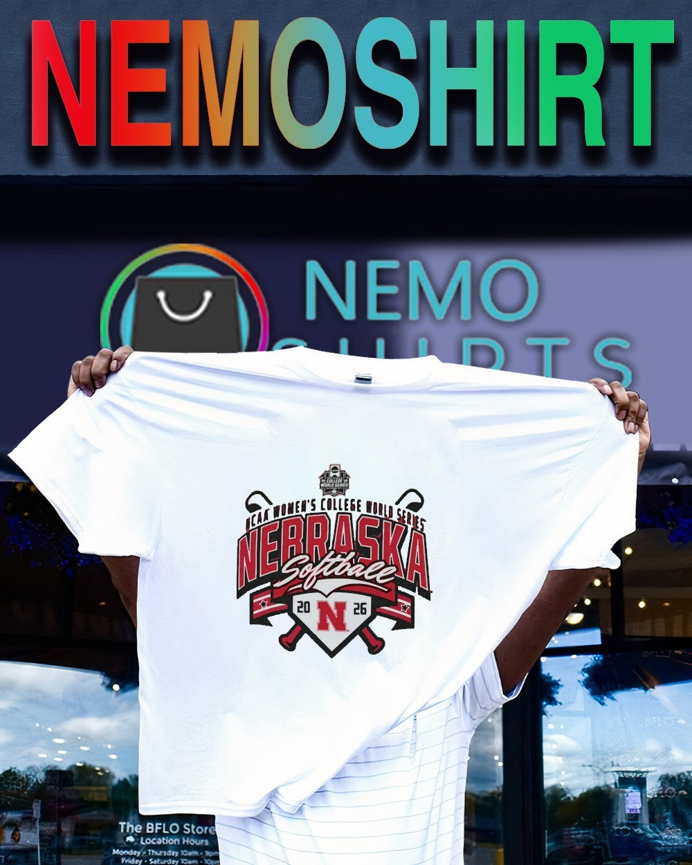 Nebraska Huskers softball 2026 women’s college world series shirt