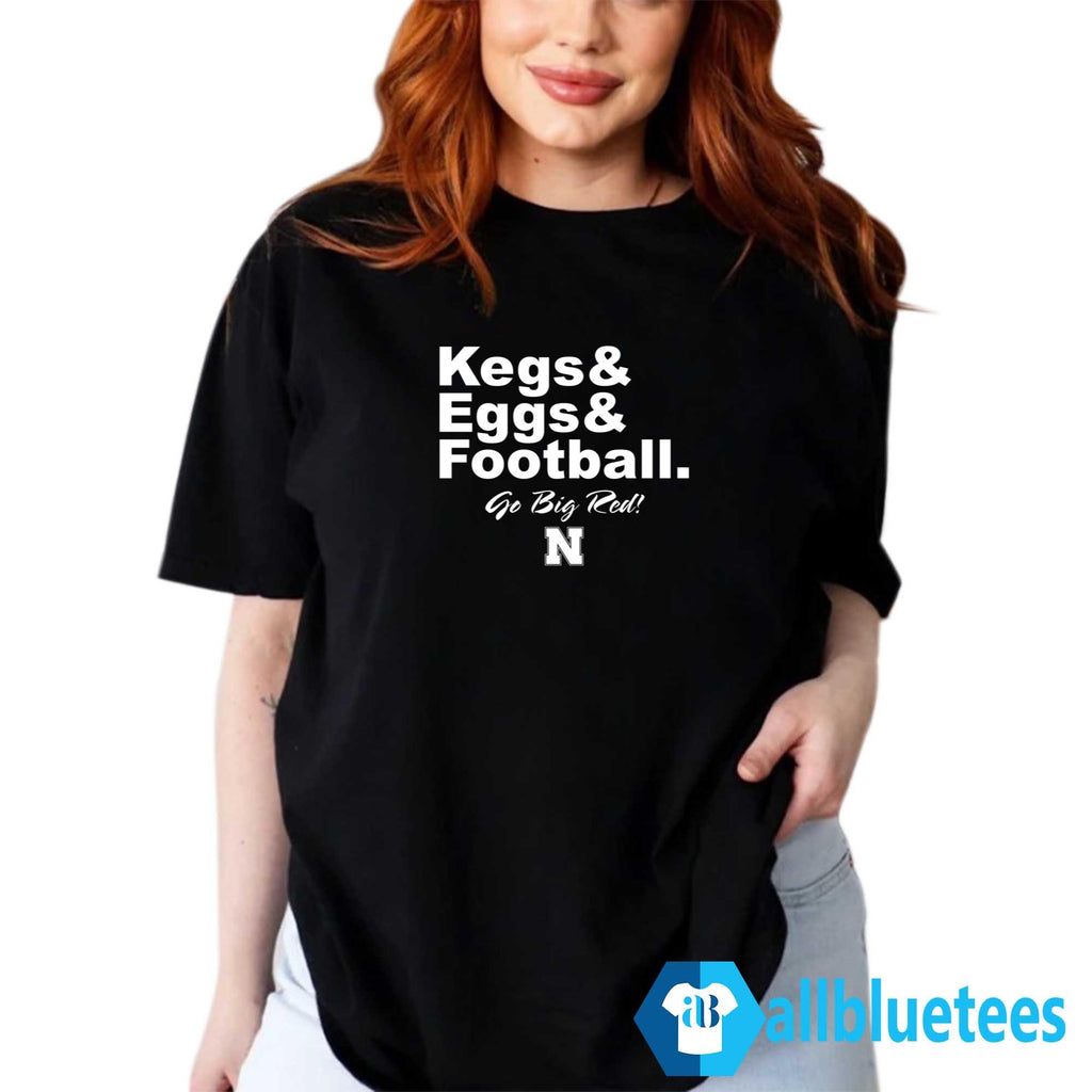 Nebraska Kegs Eggs Football Shirt