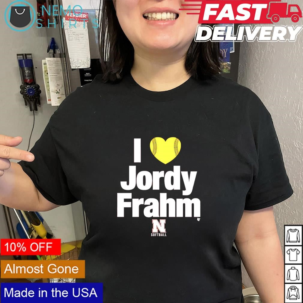 Nebraska Softball I heart Jordy Frahm shirt