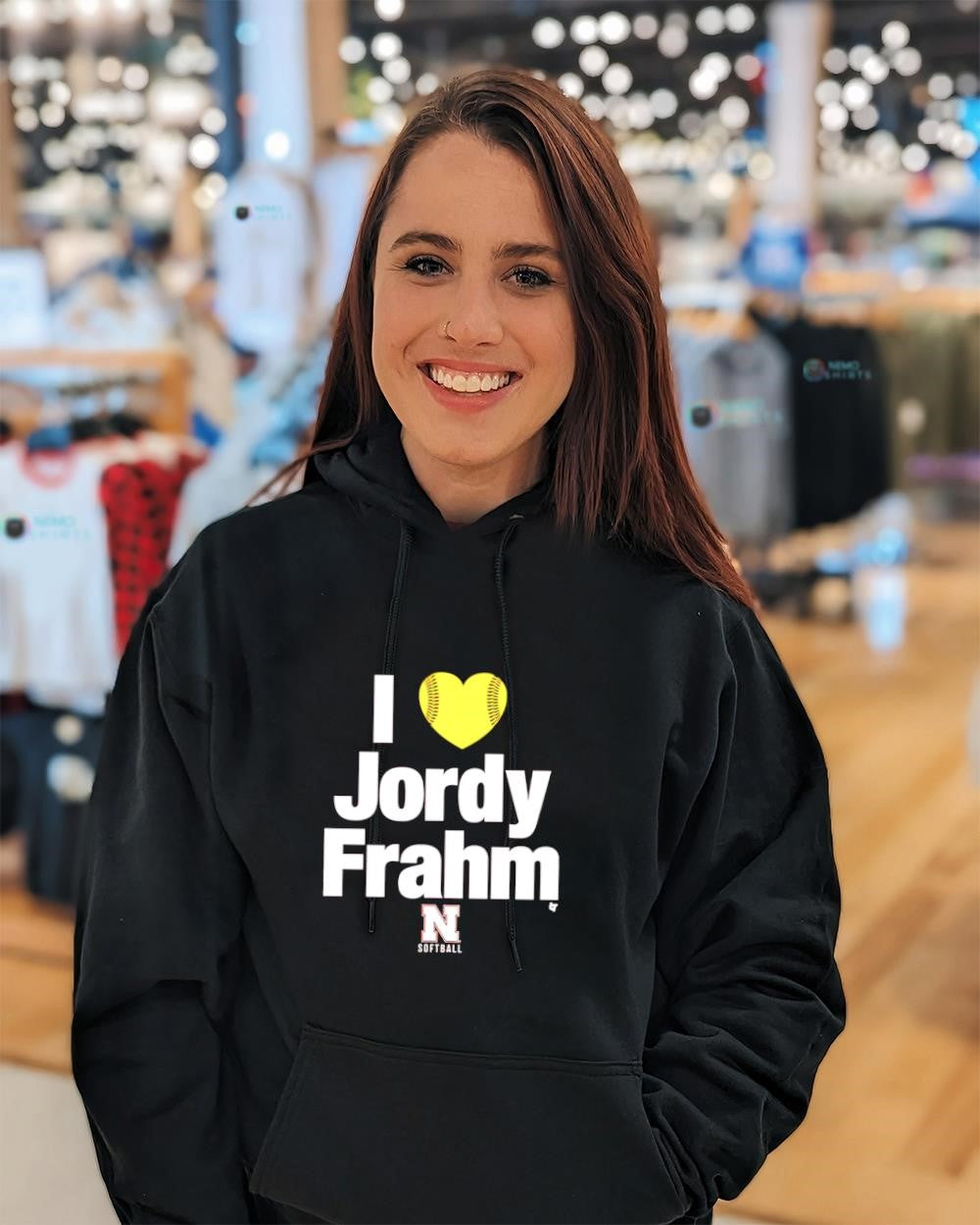 Nebraska Softball I heart Jordy Frahm shirt
