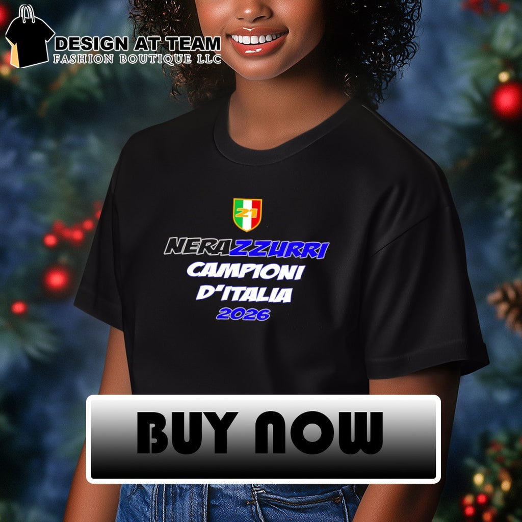 Nerazzurri Campioni D’Italia Internazionale Milan FC 2026 shirt