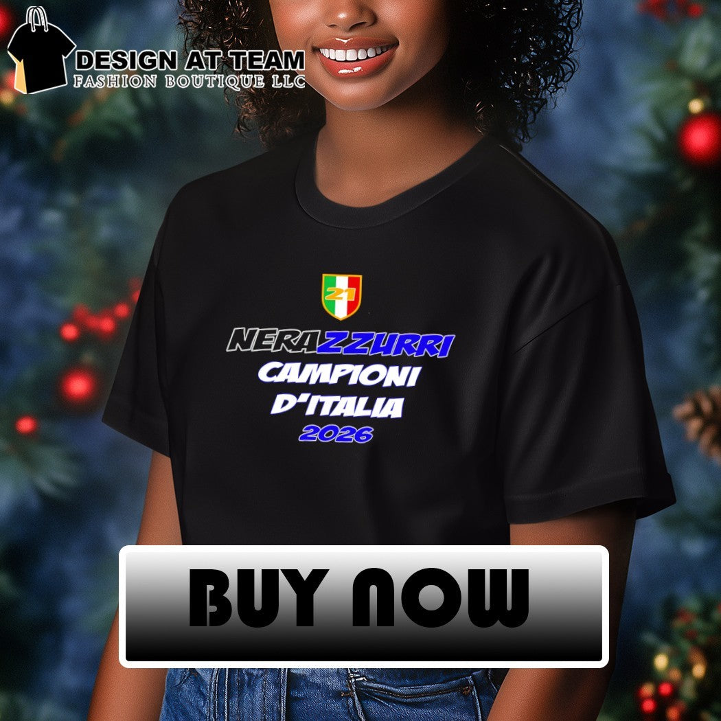 Nerazzurri Campioni D’Italia Internazionale Milan FC 2026 shirt