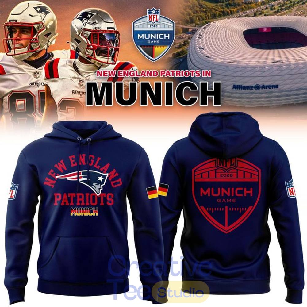 New England Patriots NFL Munich Game 2026 Tee Hoodie