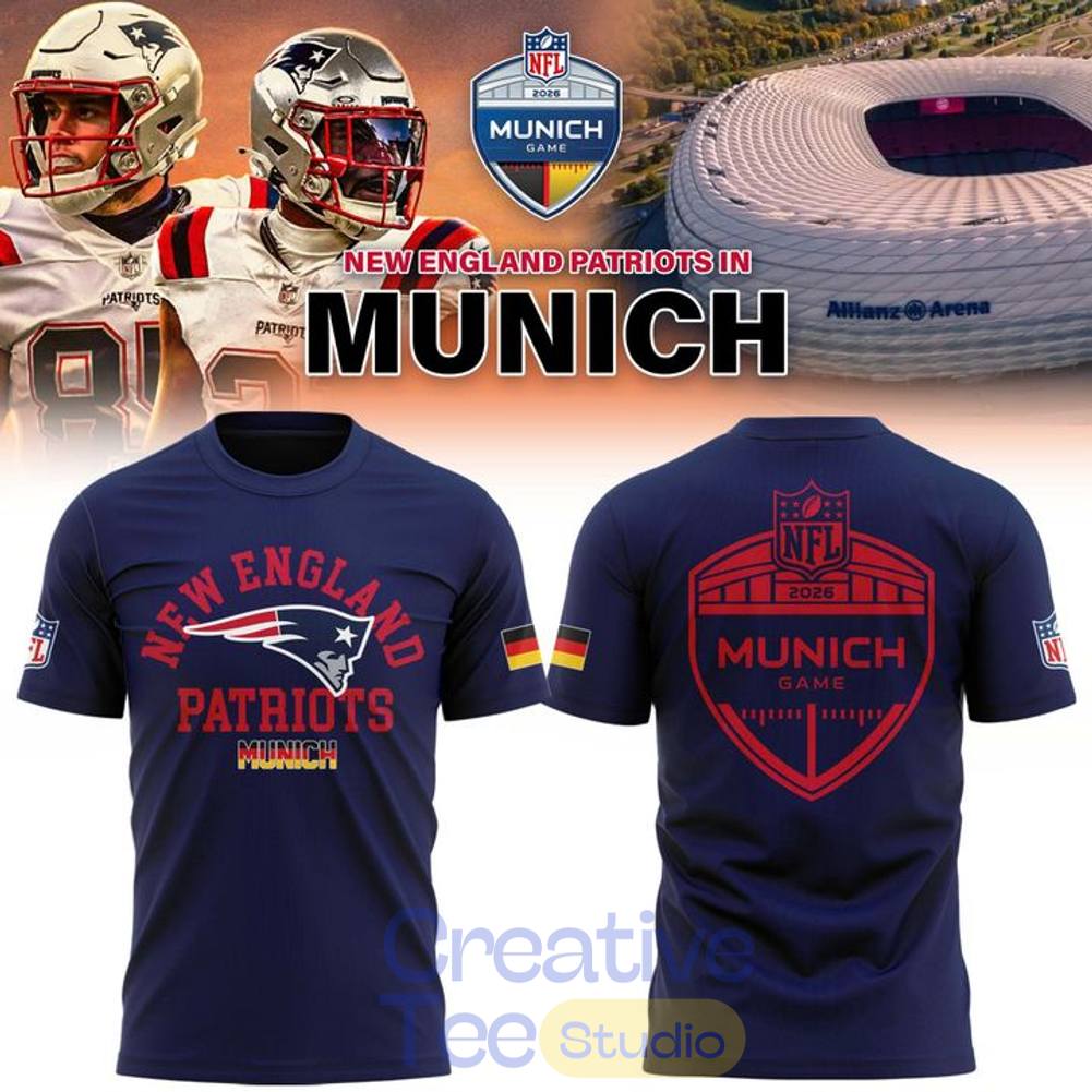New England Patriots NFL Munich Game 2026 Tee Hoodie