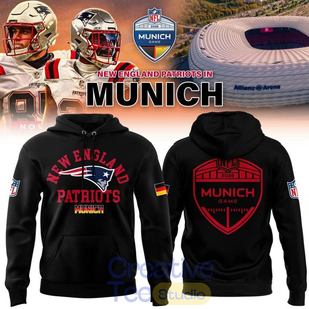 New England Patriots NFL Munich Game 2026 Tee Hoodie