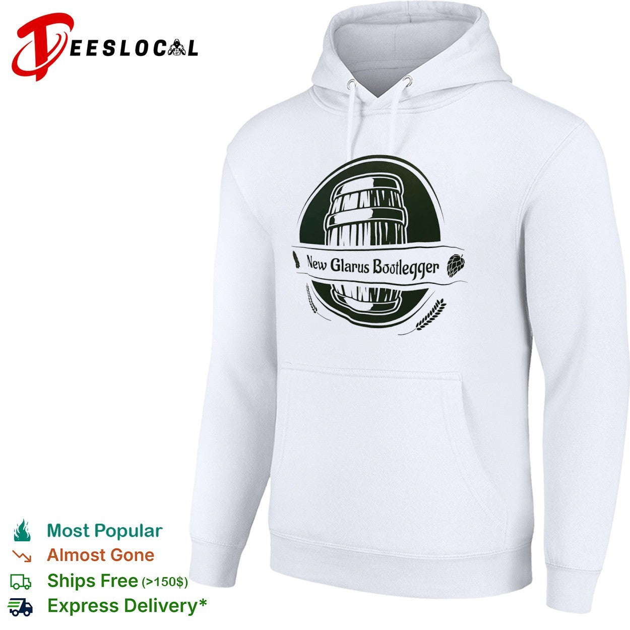 New Glarus Bootlegger barrel shirt