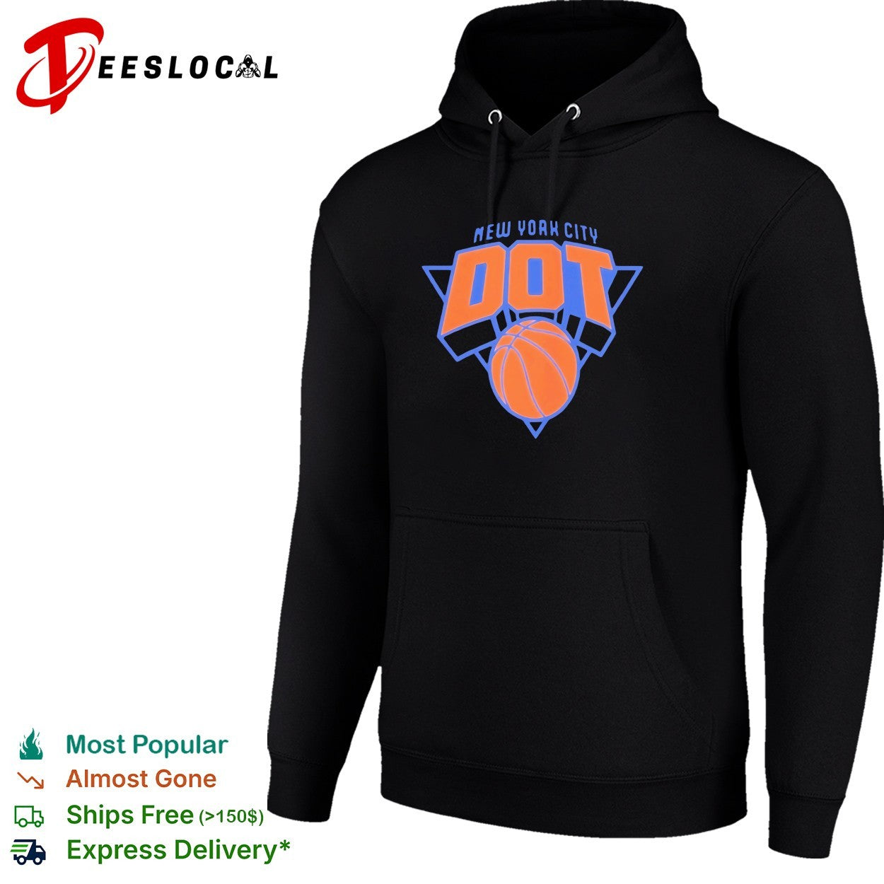 New York City DOT basketball logo parody shirt