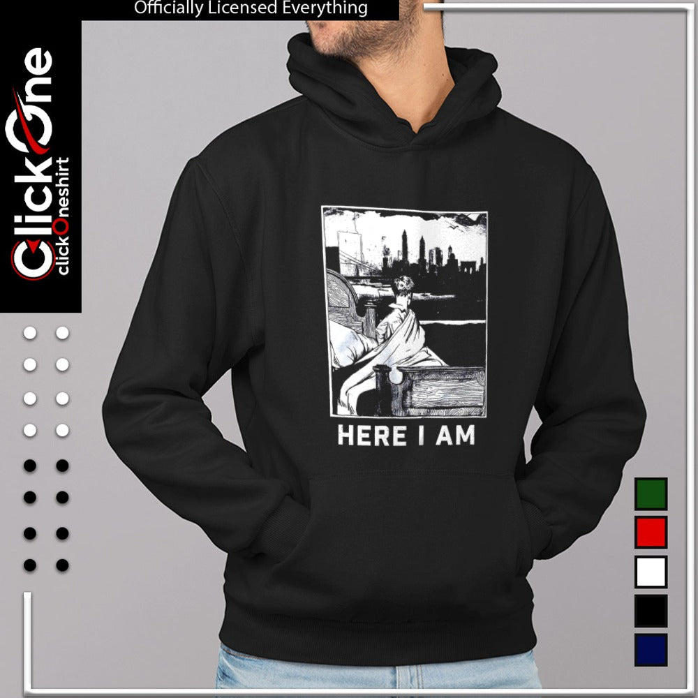 New York City skyline brooklyn bridge here I’m lonely person gazing city shirt