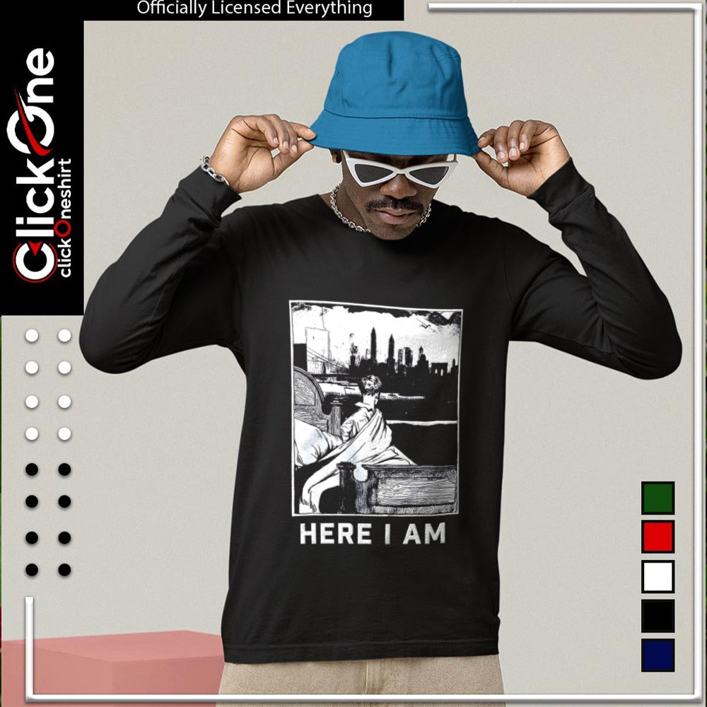New York City skyline brooklyn bridge here I’m lonely person gazing city shirt