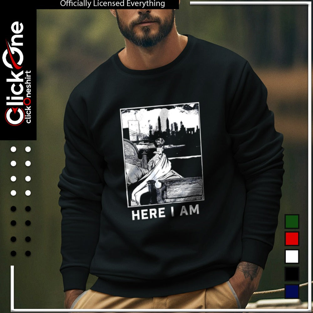 New York City skyline brooklyn bridge here I’m lonely person gazing city shirt