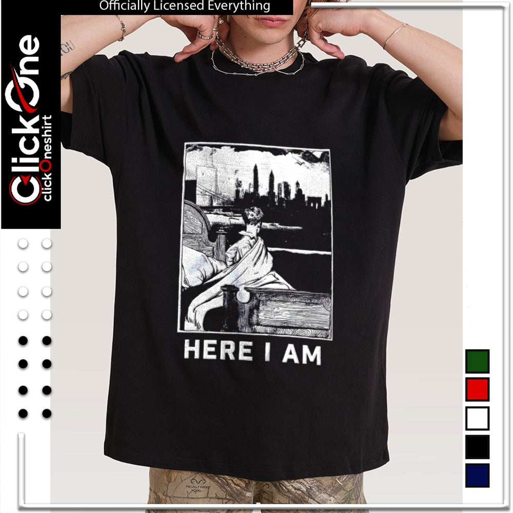 New York City skyline brooklyn bridge here I’m lonely person gazing city shirt