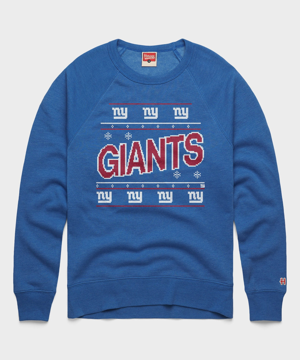 New York Giants Holiday Crewneck