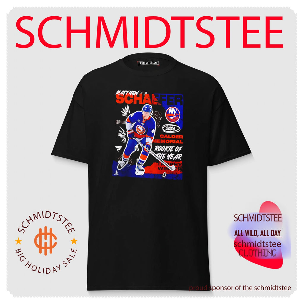 New York Islanders Matthew Schaefer 2026 Calder Memorial Trophy Winner shirt