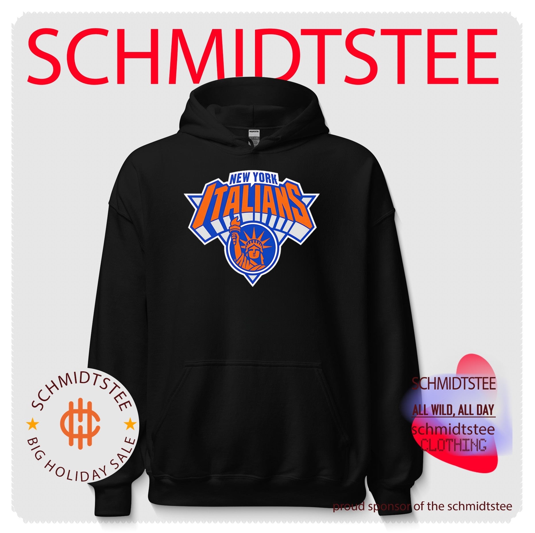 New York Italians Statue of Liberty Knicks Logo shirt