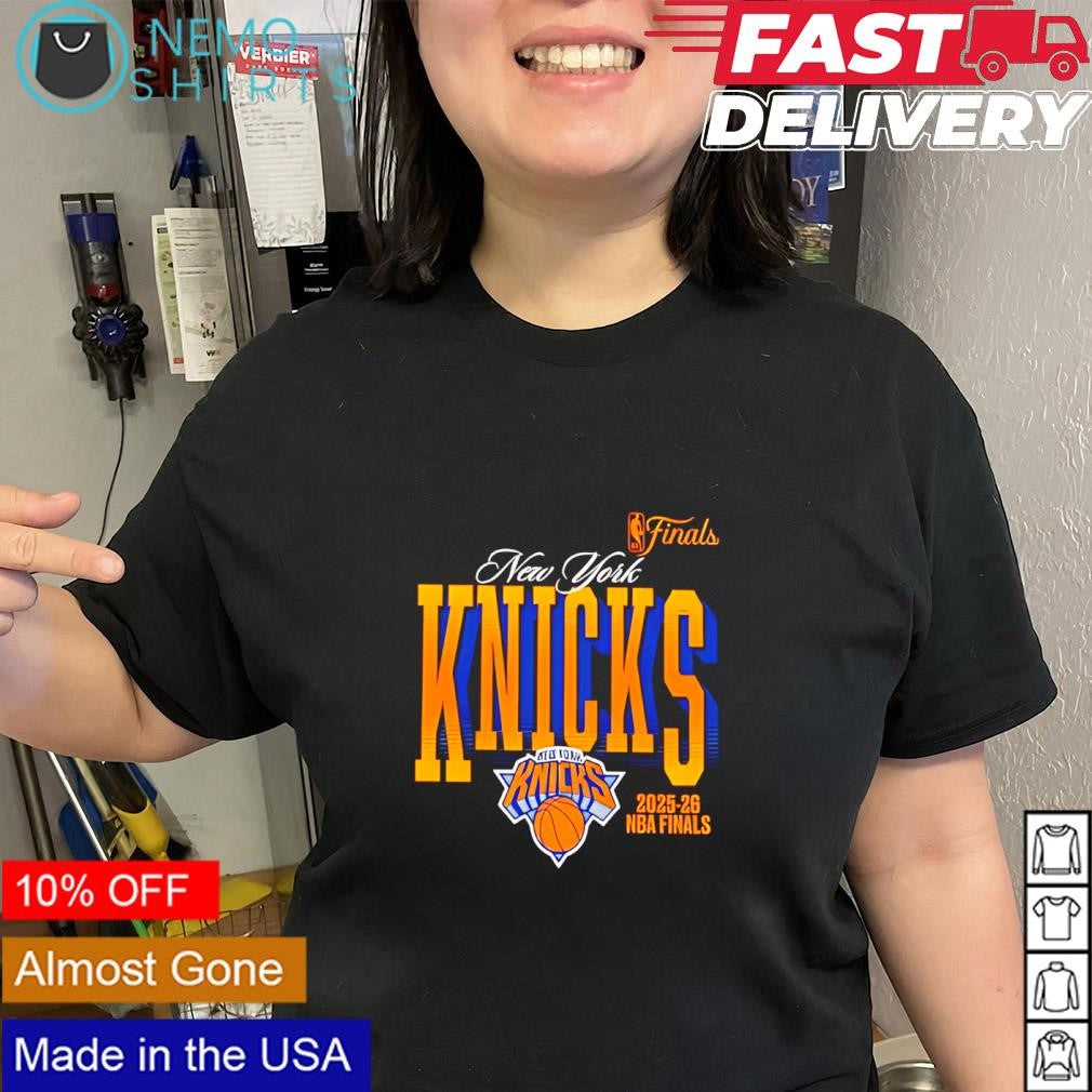 New York Knicks 2025-26 NBA Finals gear shirt