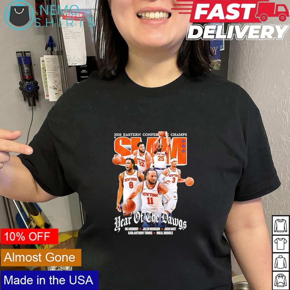New York Knicks 2026 Brunson OG Hart KAT Bridges highlights Year of the Dawgs shirt