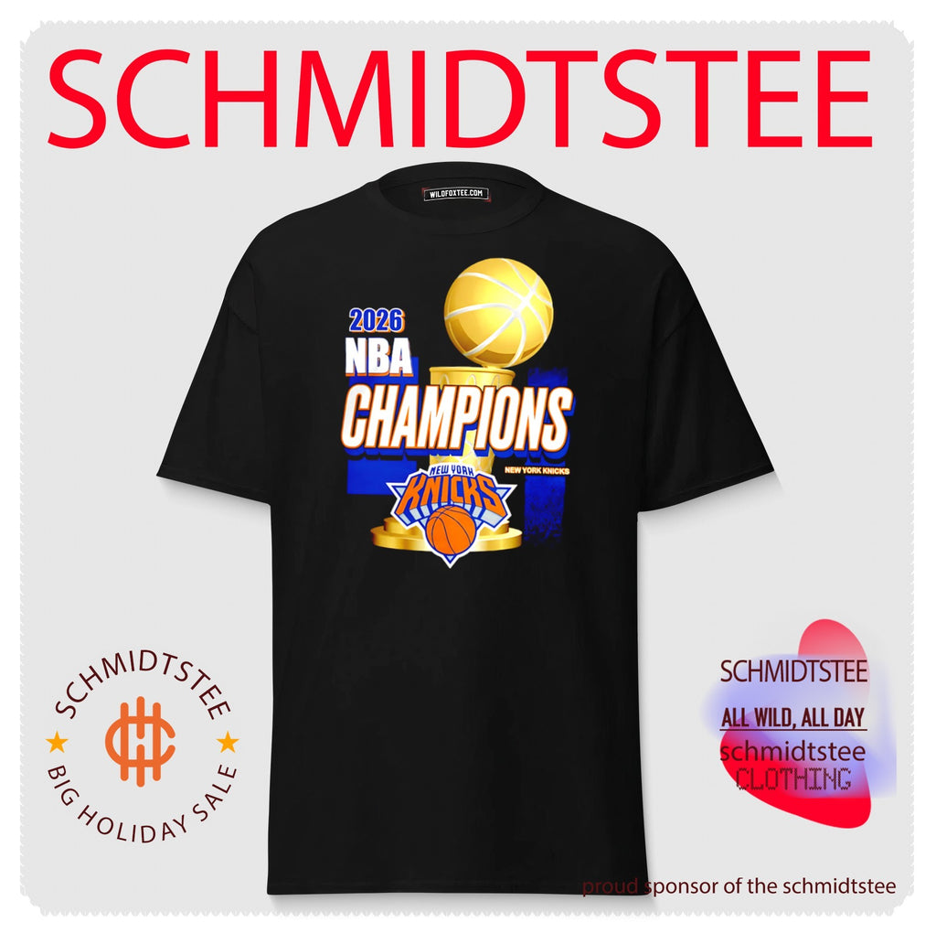 New York Knicks 2026 NBA Champions Trophy Black shirt