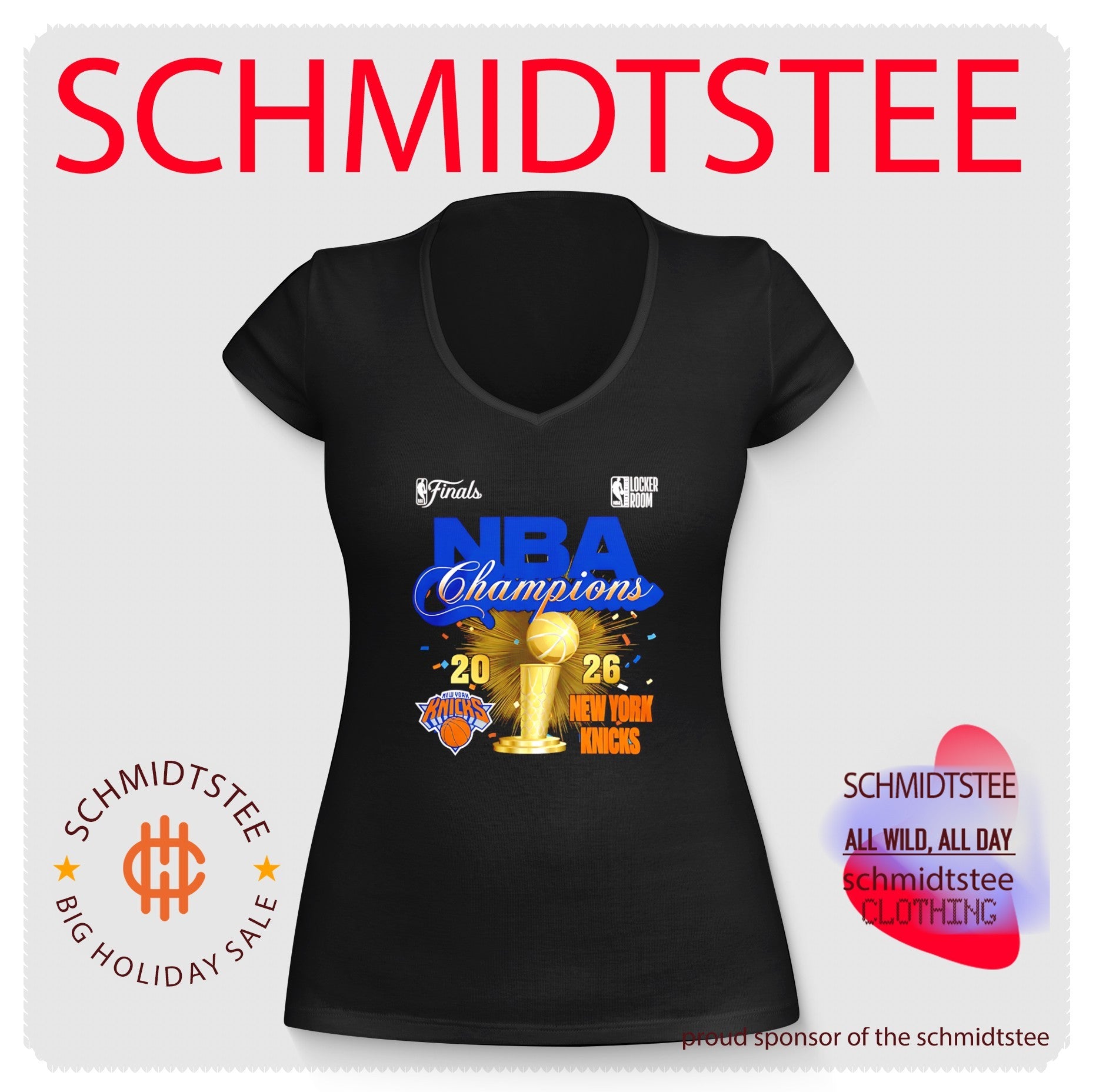 New York Knicks 2026 NBA Finals Champions Locker Room trophy shirt