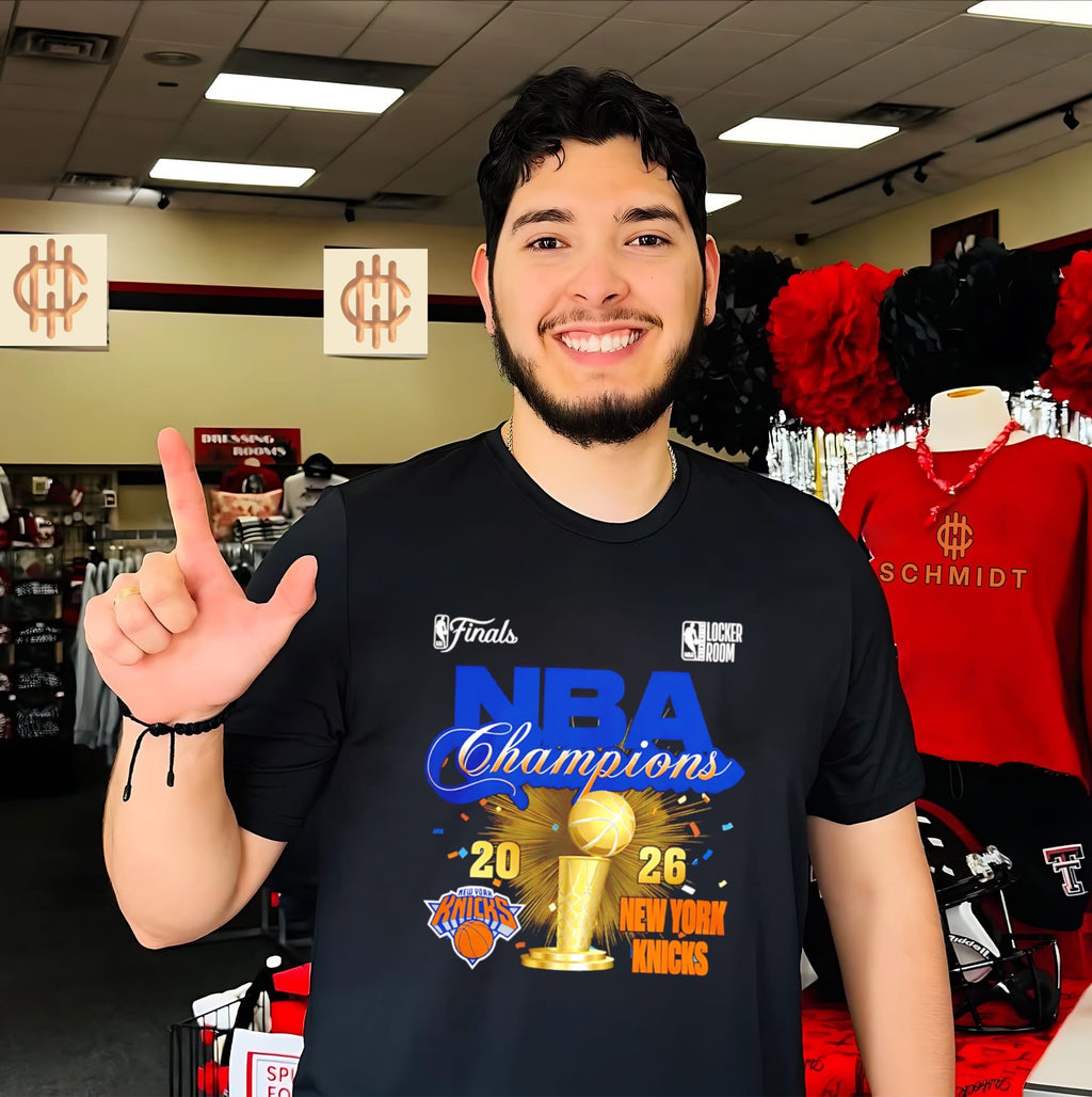 New York Knicks 2026 NBA Finals Champions Locker Room trophy shirt