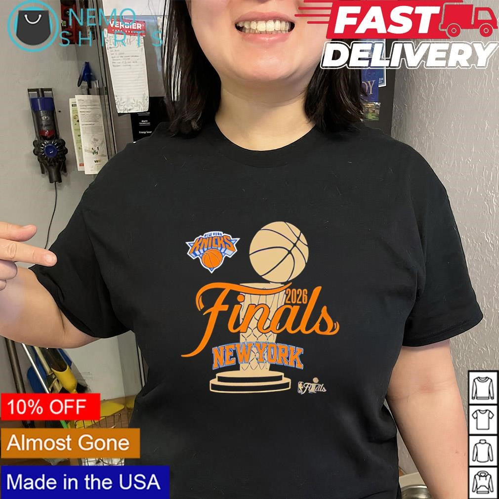 New York Knicks 2026 Finals NY trophy shirt