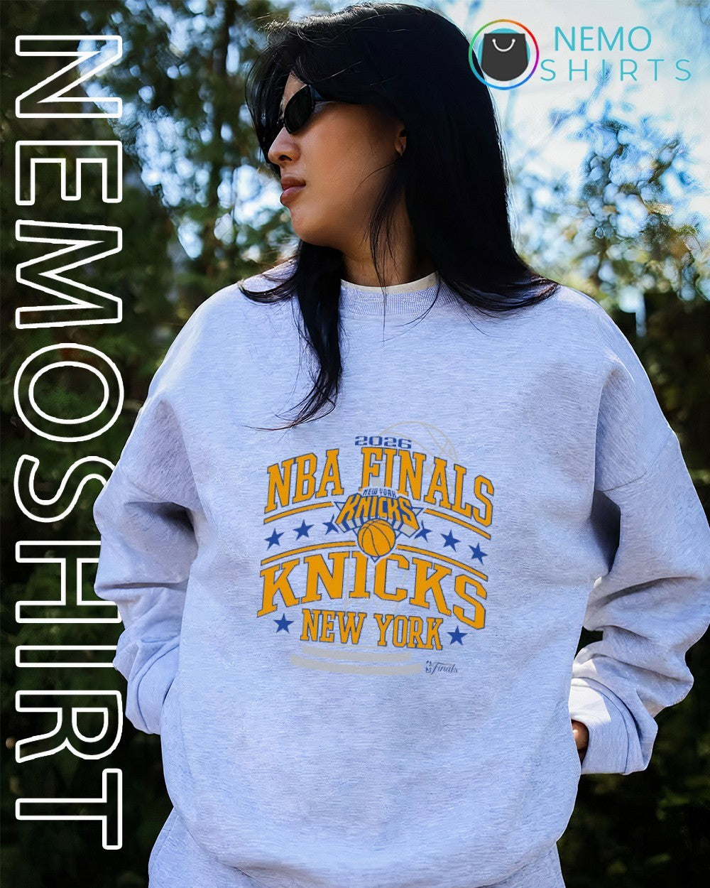 New York Knicks 2026 NBA Finals trophy shirt